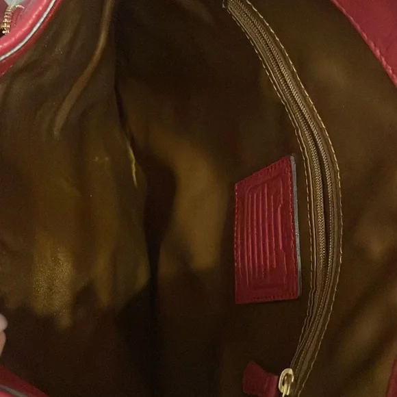 Red Coach Purse - Picture 3 of 5